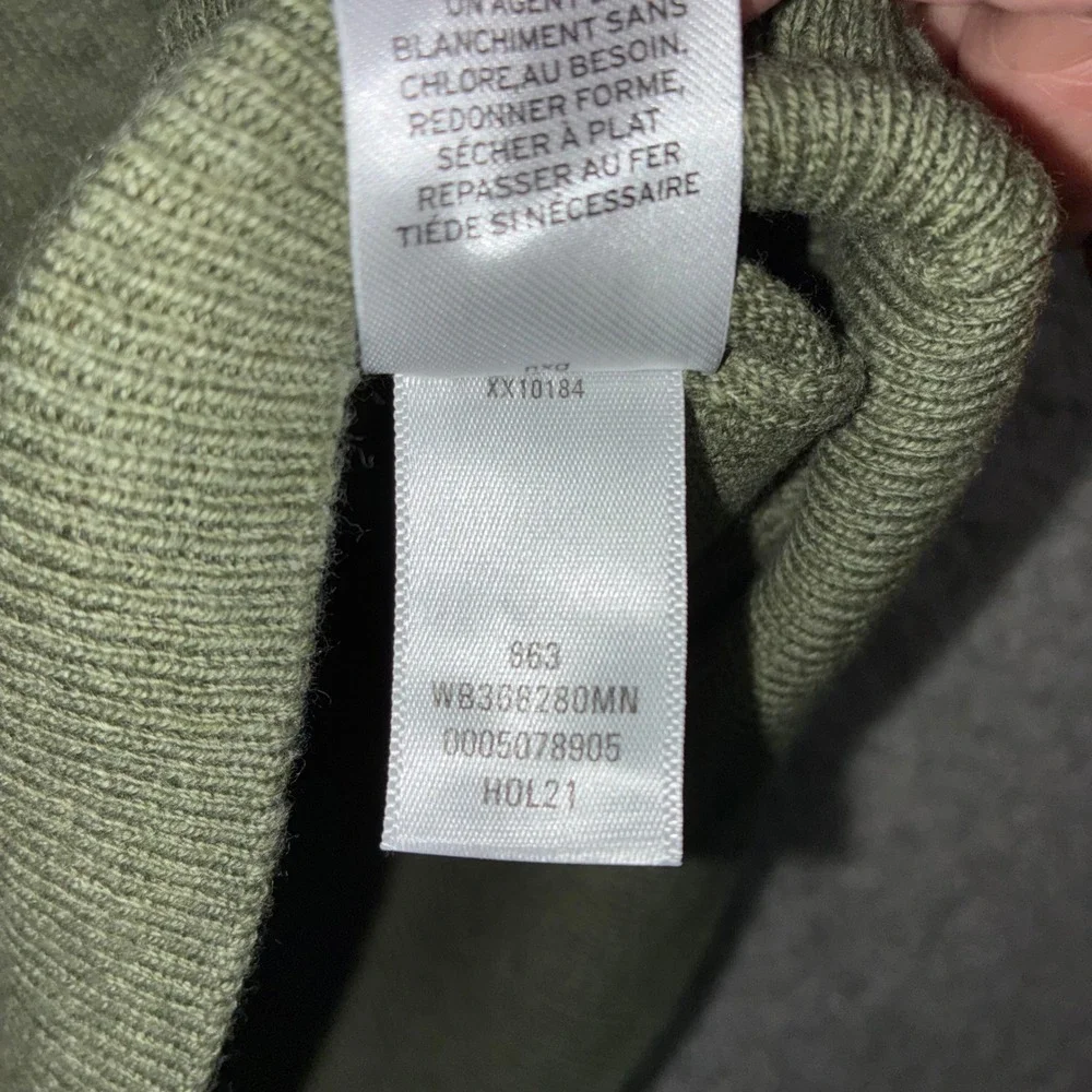 14th & Union Sweater Mens XL Green Cotton Cashmere Crewneck Long Sleeve HOL21